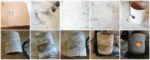 DIY tutorial: faux birch candle holders