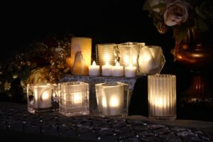 Candles Recharge rechargeable led tea light candles warm white scene